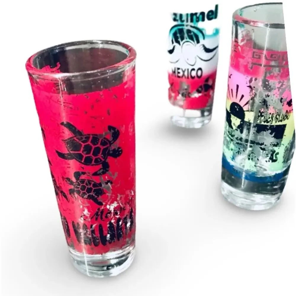 Lot of 6 Souvenir Shot Glasses